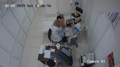 Three Women in Medical Office