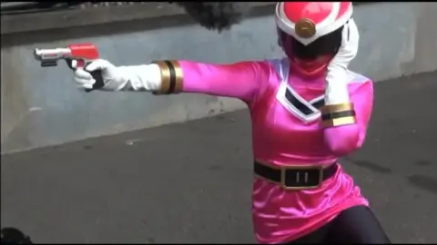 Asian Cosplay Girls Posing Outdoors