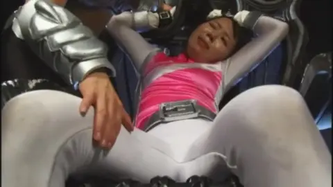 Futuristic Bondage Scene with Asian Performer