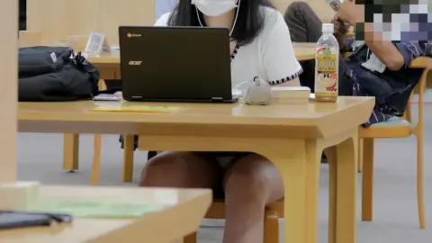 Asian Girl Study Session