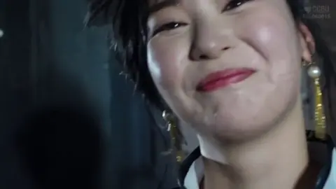 Asian Beauty Performs in Neon Studio