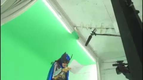 Batgirl Costume Adjustment Intimate Scene