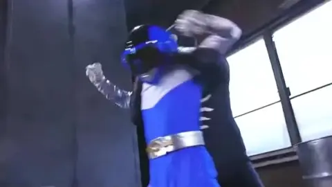 Asian Women in Futuristic Costumes and Bondage