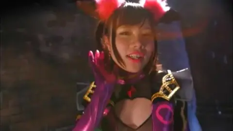 Asian teen in industrial fetish scenes