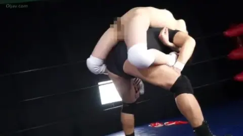 Asian Wrestlers in Erotic Wrestling Match