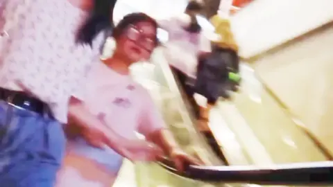 Asian Girls at Shopping Mall