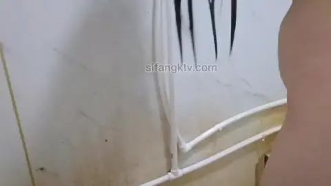 Asian Girl Showering in Bathroom POV