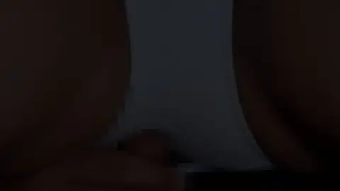 Caucasian Brunette Masturbating in Bedroom