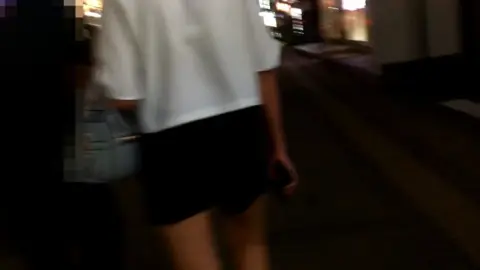 Asian teen caught on hidden cam