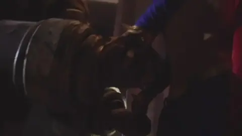 Asian Superhero Cosplay with Bondage