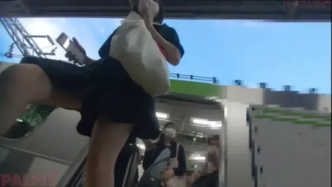 Asian Teen in Train Encounter