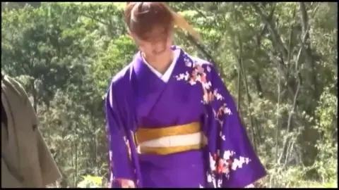 Asian Performers in Costumes and Kimonos