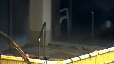 Asian Men in Bathroom Encounter