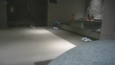 Blonde and Brunettes Relax at Spa