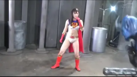 Asian Superheroines in Industrial Setting