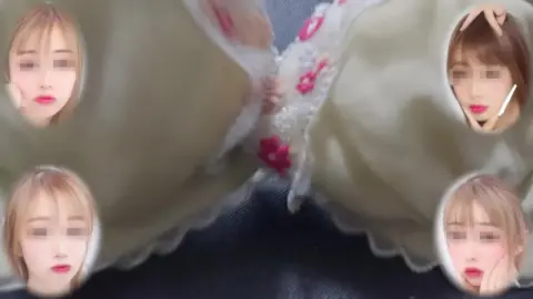 Blonde Asian Lingerie Close-up