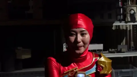 Asian Woman in Erotic Costume