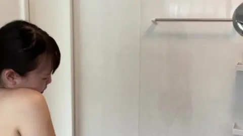 Asian teen shower and bath scenes