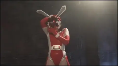 Asian Superheroine in Costume