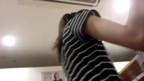 Asian Teen Tries On Clothes