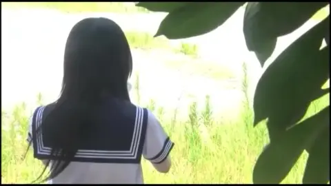 Asian Cosplay Lovers in Park Encounter