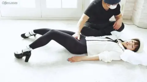 Asian Couple Intimate Moments