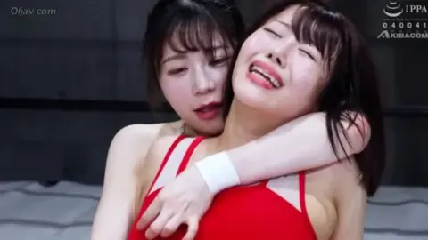 Asian Lesbians Wrestling Topless