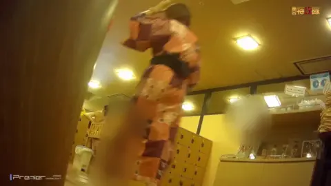 Asian Girls Changing in Locker Room POV