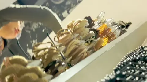 KFC Nude – Stockings and Cute Bear Underwear