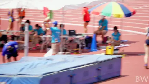 Asian Girls Track and Field Fun