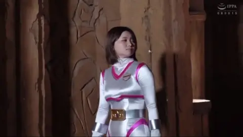 Asian Cosplay in Ancient Temple Ruins