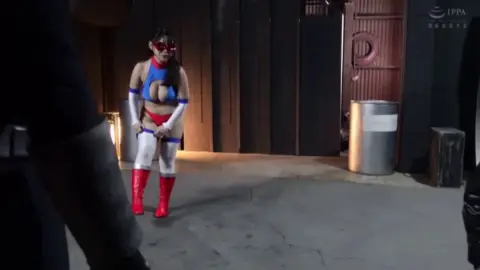 Asian Cosplay Superhero Scenes