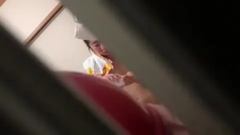 Asian Couple Showering POV