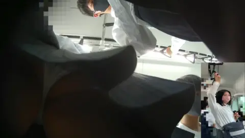 Asian Girls Upskirt in Subway