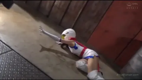 Asian Cosplay Sex in Warehouse