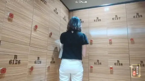 Asian Girls in Locker Room