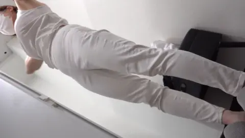 Asian Girl in Locker Room