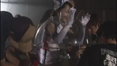 Asian Cosplay Sex in Industrial Setting