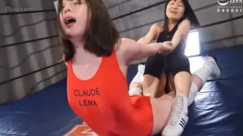 Asian Women Wrestling in Ring