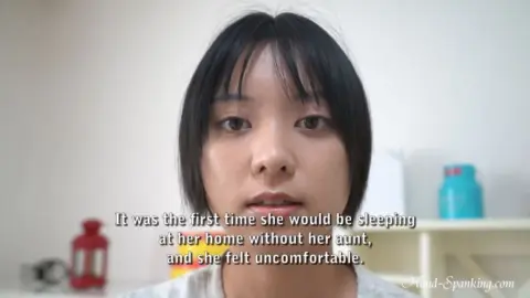 Lesbian Spanking on Bed