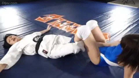 Asian Wrestlers in Erotic Martial Arts Match
