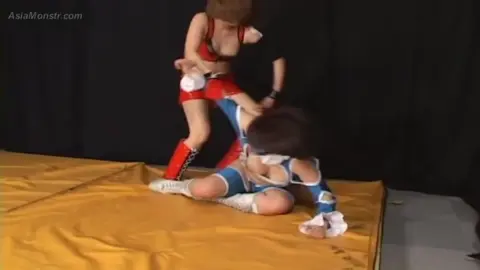 Asian Lesbian Wrestling and Sex