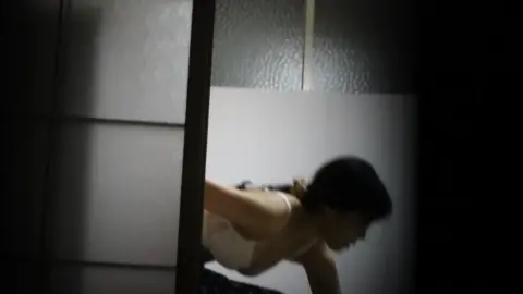 Asian Teen Solo in Bedroom and Bathroom