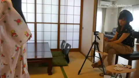 Asian Lesbians in Traditional Japanese Room